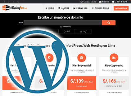 hosting wordpress lima elhostingperu